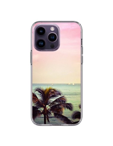 Coque iPhone 14 Pro Max Sunset Palmier Palmtree - Asano Yamazaki