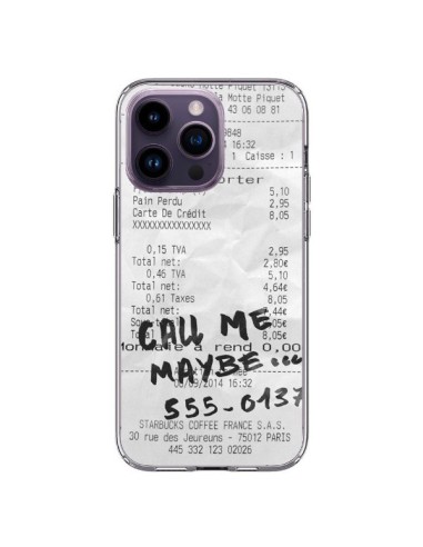 Coque iPhone 14 Pro Max Call me maybe - Benoit Bargeton