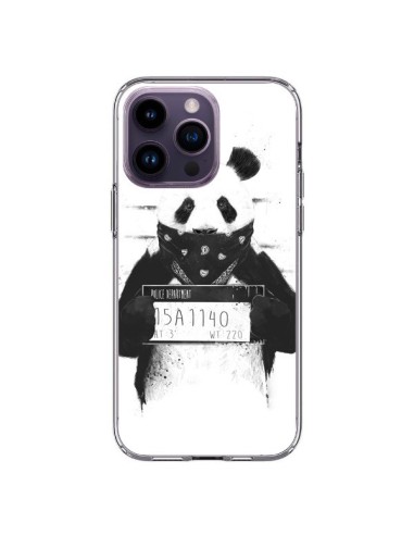 Coque iPhone 14 Pro Max Bad Panda Prison - Balazs Solti