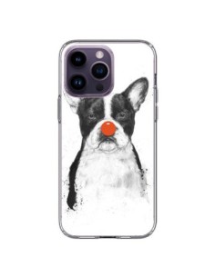 Coque iPhone 14 Pro Max Clown Bulldog Chien Dog - Balazs...