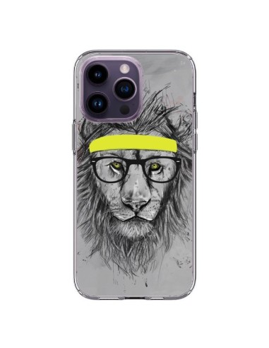 Cover iPhone 14 Pro Max Hipster Leone - Balazs Solti