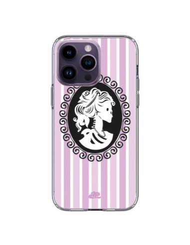 iPhone 14 Pro Max Case Blue & Pink Skeleton - Enilec