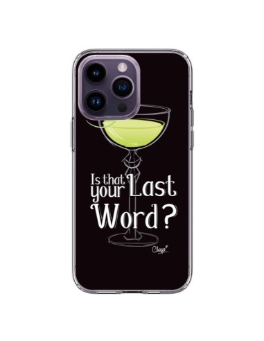 Cover iPhone 14 Pro Max Is that your Last Word Cocktail Barman - Chapo