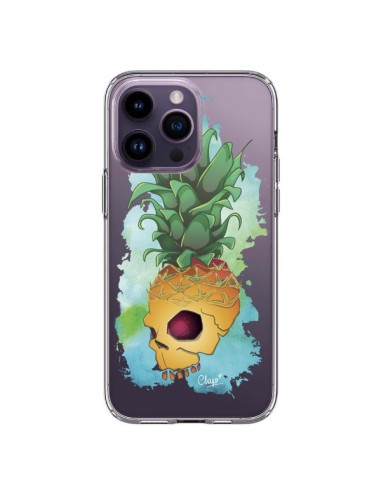 Coque iPhone 14 Pro Max Crananas Crane Ananas Transparente - Chapo