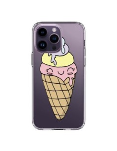 iPhone 14 Pro Max Case Ice cream Summer Scent Clear -...
