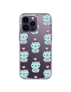 Coque iPhone 14 Pro Max Hamster Love Amour Transparente -...