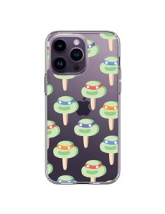 Cover iPhone 14 Pro Max Tartarughe Ninja Trasparente -...