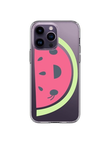 Coque iPhone 14 Pro Max Pasteque Watermelon Fruit Transparente - Claudia Ramos