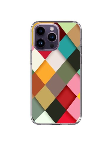 Coque iPhone 14 Pro Max Colorful Mosaique - Danny Ivan