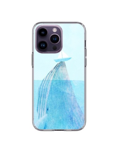 Coque iPhone 14 Pro Max Baleine Whale Bateau Mer - Eric Fan
