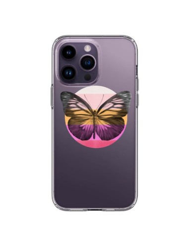 Coque iPhone 14 Pro Max Papillon Butterfly Transparente - Eric Fan