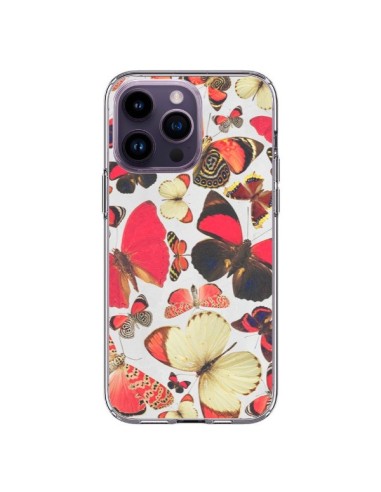 Coque iPhone 14 Pro Max Papillons - Eleaxart