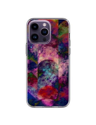 Coque iPhone 14 Pro Max Abstract Galaxy Azteque - Eleaxart