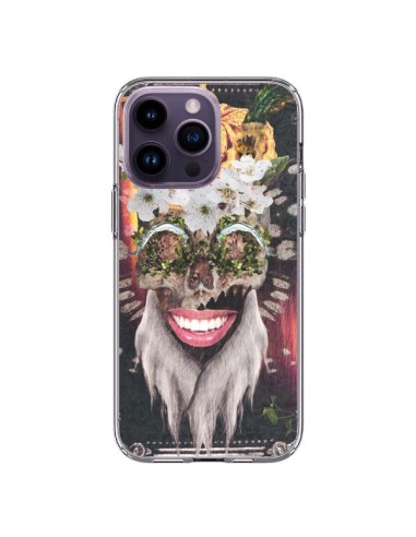 Coque iPhone 14 Pro Max My Best Costume Roi King Monkey Singe Couronne - Eleaxart