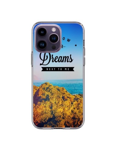 Coque iPhone 14 Pro Max Follow your dreams Suis tes rêves - Eleaxart