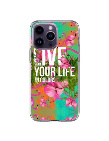 Cover iPhone 14 Pro Max Live your Life Vivi la tua vita - Eleaxart
