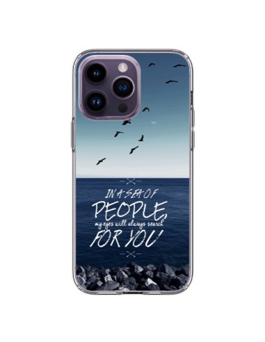 Cover iPhone 14 Pro Max Sea Mare Spiaggia - Eleaxart