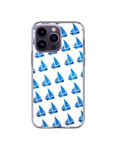 Coque iPhone 14 Pro Max Bateau Voilier Barquitos - Eleaxart