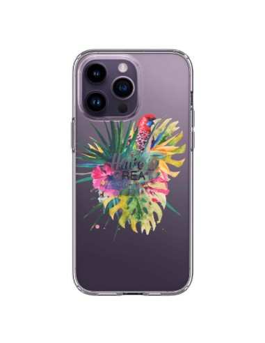 Coque iPhone 14 Pro Max Have a great summer Ete Perroquet Parrot - Eleaxart