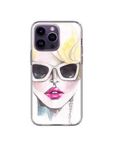 Coque iPhone 14 Pro Max Blonde Chic - Elisaveta Stoilova