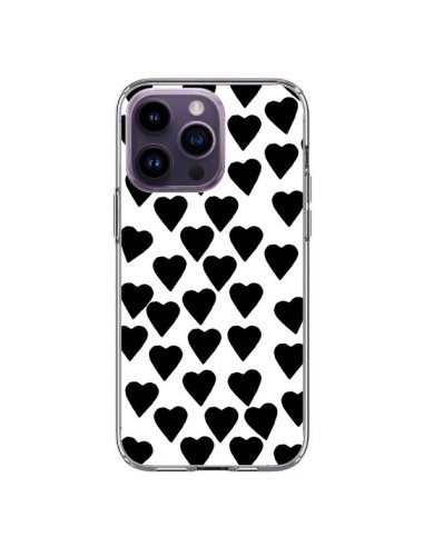 Coque iPhone 14 Pro Max Coeur Noir - Project M