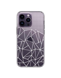 Coque iPhone 14 Pro Max Lignes Grilles Grid Abstract...