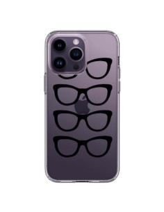 Coque iPhone 14 Pro Max Sunglasses Lunettes Soleil Noir...
