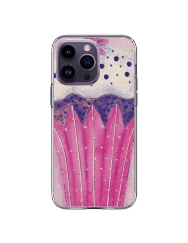 Coque iPhone 14 Pro Max Cupcake Rose - Irene Sneddon