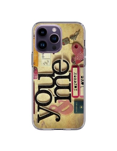 Coque iPhone 14 Pro Max Me And You Love Amour Toi et Moi - Irene Sneddon