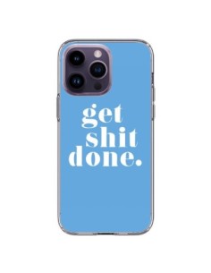 Coque iPhone 14 Pro Max Get Shit Done Bleu - Shop Gasoline