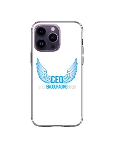 Coque iPhone 14 Pro Max CEO Chief Encouraging Officer Bleu - Shop Gasoline