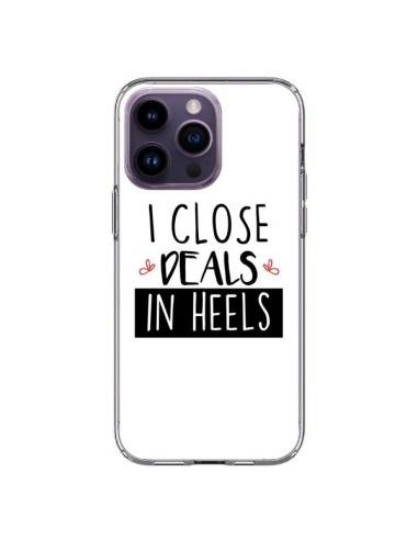 Coque iPhone 14 Pro Max I close Deals in Heels - Shop Gasoline