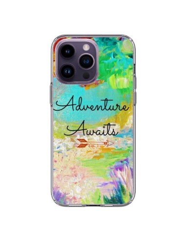 Coque iPhone 14 Pro Max Adventure Awaits Fleurs - Ebi Emporium