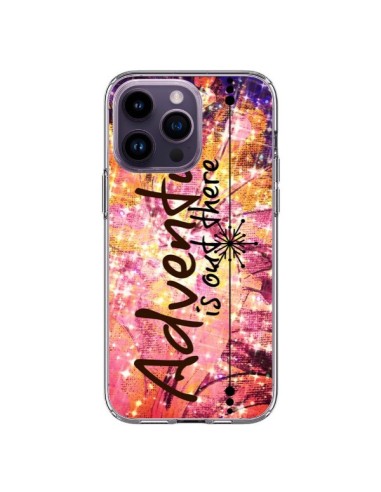 Coque iPhone 14 Pro Max Adventure Is Out There Fleurs - Ebi Emporium