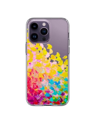 Coque iPhone 14 Pro Max Creation in Color Jaune Yellow Transparente - Ebi Emporium
