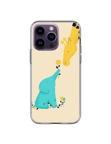 Cover iPhone 14 Pro Max Elefante Cucciolo Giraffa - Jay Fleck