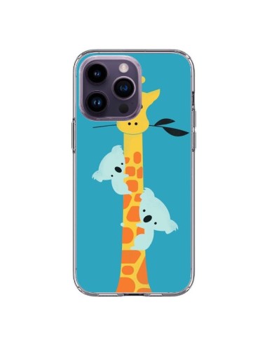 Coque iPhone 14 Pro Max Koala Girafe Arbre - Jay Fleck