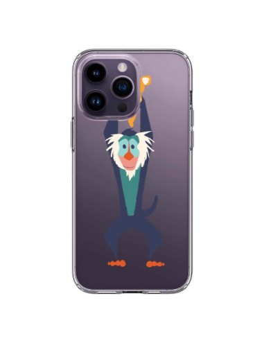 Coque iPhone 14 Pro Max Futur Roi Lion King Rafiki Transparente - Jay Fleck