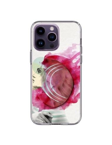 Coque iPhone 14 Pro Max Bright Pink Femme - Jenny Liz Rome