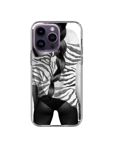 Coque iPhone 14 Pro Max Femme Zebre - Jenny Liz Rome