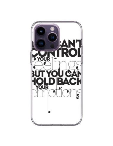 Coque iPhone 14 Pro Max Feelings Sentiments Emotions - Javier Martinez