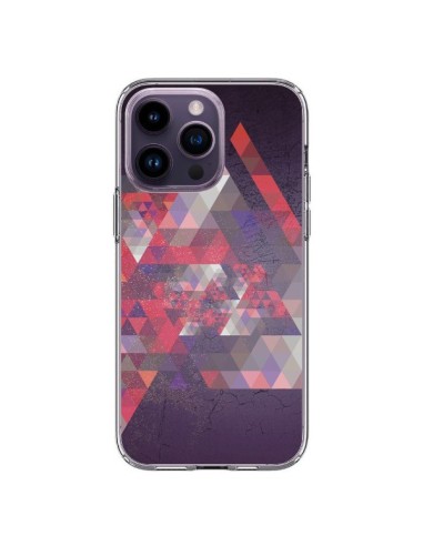 Coque iPhone 14 Pro Max Azteque Gheo Violet - Javier Martinez