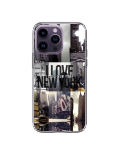 iPhone 14 Pro Max Case I Love New Yorck City Black -...