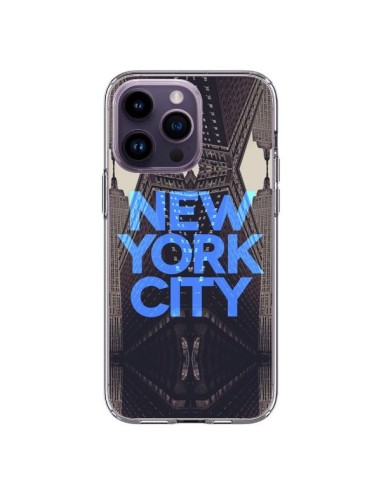Coque iPhone 14 Pro Max New York City Bleu - Javier Martinez
