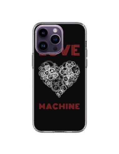 Coque iPhone 14 Pro Max Love Machine Coeur Amour - Julien Martinez