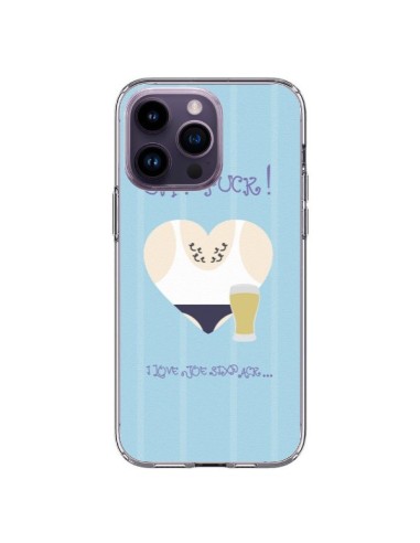 Coque iPhone 14 Pro Max Homme Man Fuck Love Coeur Amour - Julien Martinez