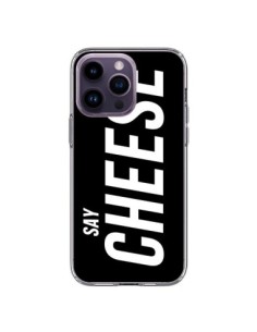 Coque iPhone 14 Pro Max Say Cheese Smile Noir - Jonathan...