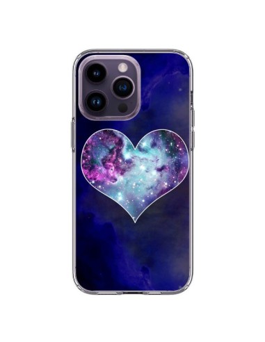 Coque iPhone 14 Pro Max Nebula Heart Coeur Galaxie - Jonathan Perez