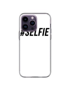 Coque iPhone 14 Pro Max Hashtag Selfie Noir Vertical -...