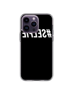 Cover iPhone 14 Pro Max Hashtag Selfie Bianco Rovesciato...
